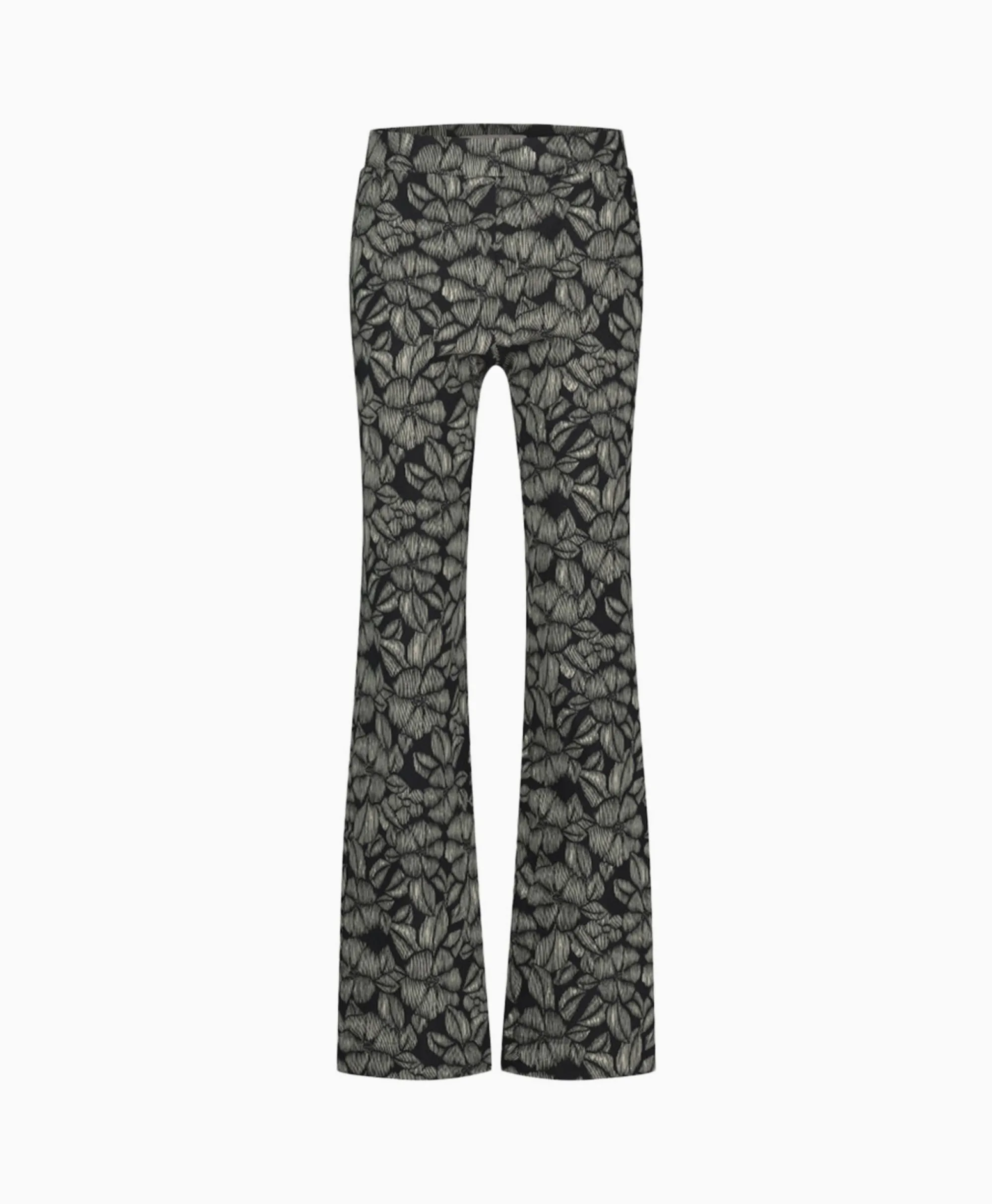 Studio Anneloes Broek Marilon Flower Trousers Zand*Dames Broeken