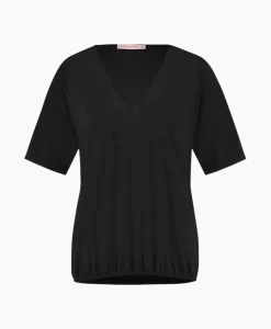 Studio Anneloes Top & T-Shirt Vicky Shirt Zwart Dessin*Dames T-Shirts & Tops