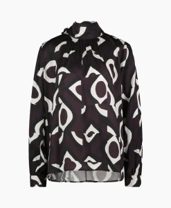 Studio Anneloes Top Izzie Satin Eyes Bruin*Dames T-Shirts & Tops