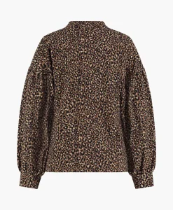 Studio Anneloes Top Julia Leopard Bruin*Dames T-Shirts & Tops