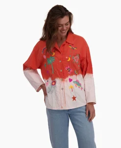 Susanna Blu Blouse Gardenia Gb13 Khaki*Dames Blouses