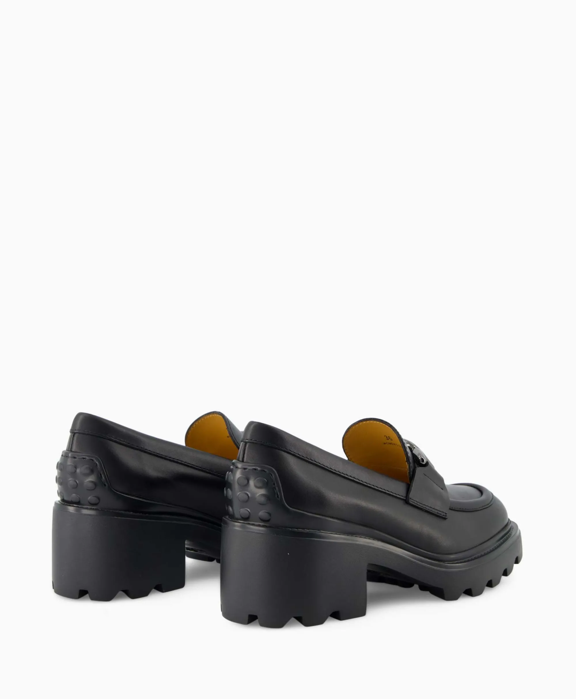 Tod's Tod's Tod's Loafer Gomma Carro Zwart*Dames Instappers