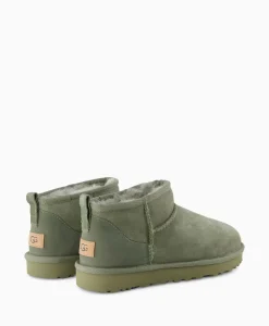 Ugg Enkellaars Winterboot Classic Ultra Mini Khaki*Heren Laarzen