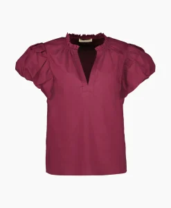 Ulla Johnson Blouse Klara Bordeaux*Dames Blouses
