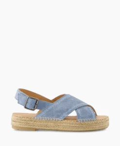 Via Vai Espadrille Mondi Sun Blauw*Dames Instappers