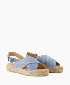 Via Vai Espadrille Mondi Sun Blauw*Dames Instappers