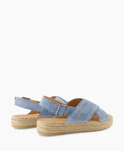 Via Vai Espadrille Mondi Sun Blauw*Dames Instappers