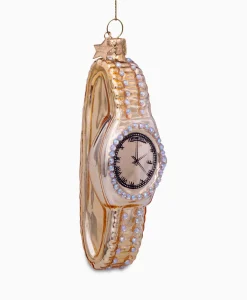 Vondels Kerstbal Horloge Goud*Lifestyle Lifestyle