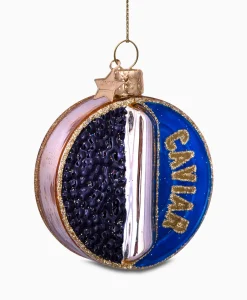 Vondels Kerstbal Potje Kaviaar Blauw*Lifestyle Lifestyle