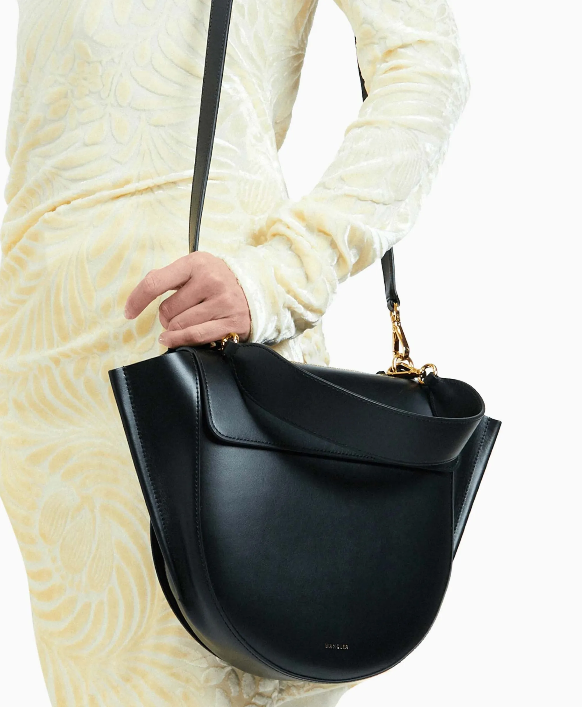 Wandler Crossbody Tas Hortensia Medium Zwart*Dames Tassen