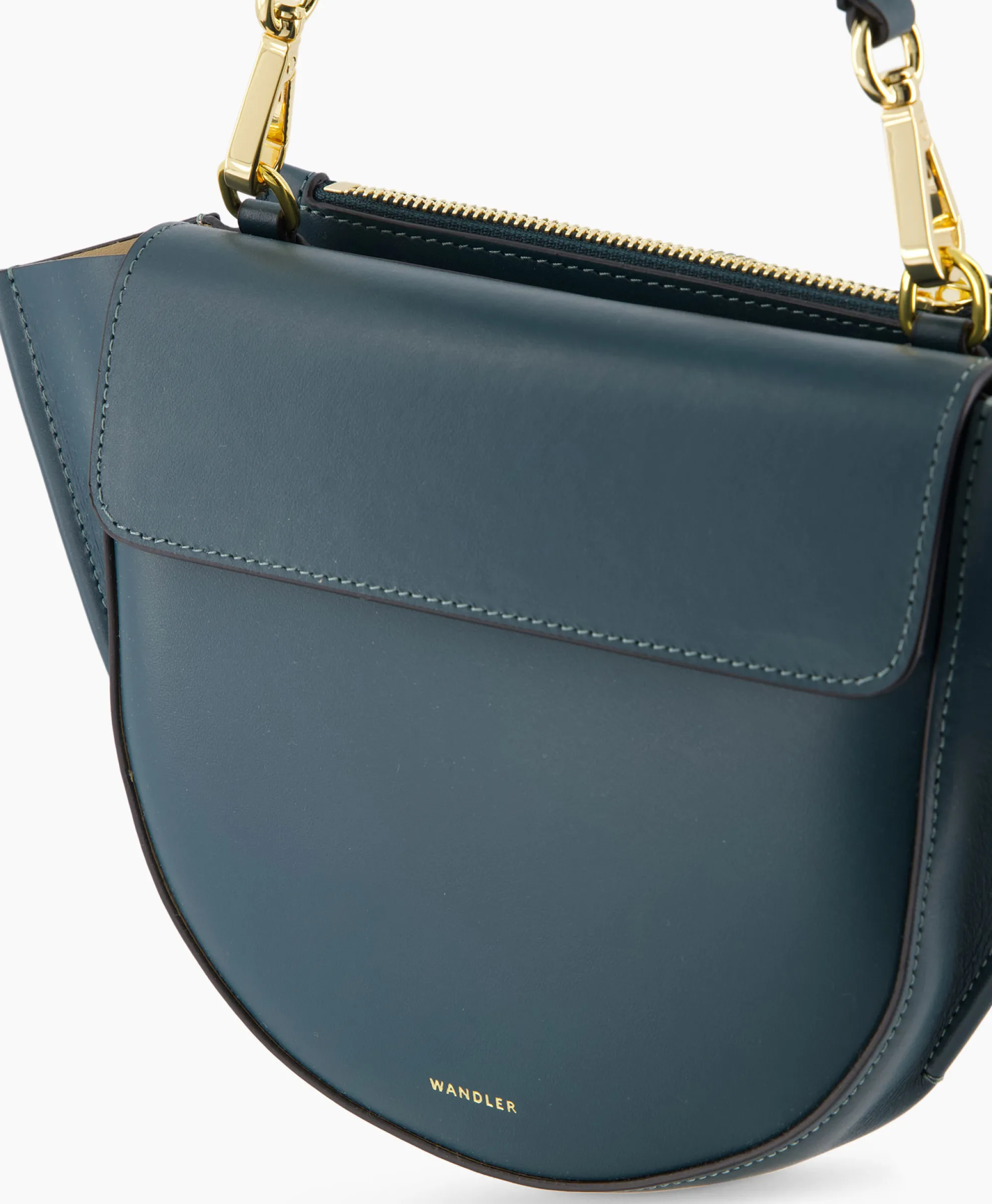 Wandler Crossbody Tas Hortensia Mini Petrol*Dames Tassen