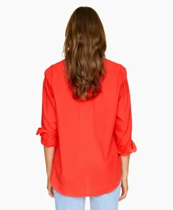 Xirena Blouse Beau Rood*Dames Blouses