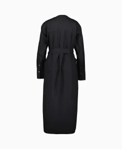 Xirena Midi Jurk Clio Zwart*Dames Bruiloftskleding