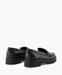 Zadig & Voltaire Zadig & Voltaire Loafer Joecassin Semy-Shiny Calfskin Zwart*Dames Instappers
