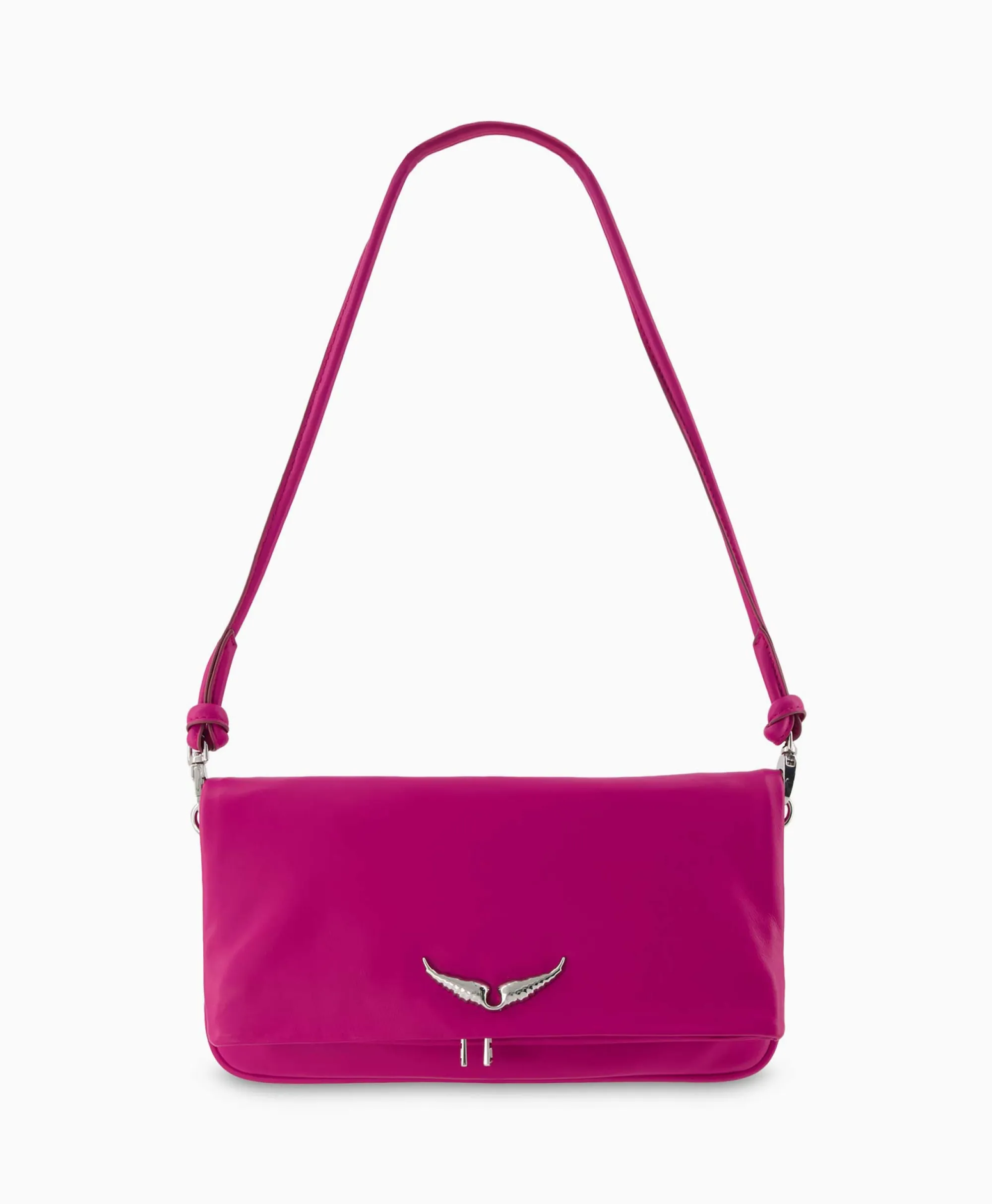 Zadig & Voltaire Zadig & Voltaire Schouder / Hand Tas Rock Eternal Smooth Calfskin Paars*Dames Tassen