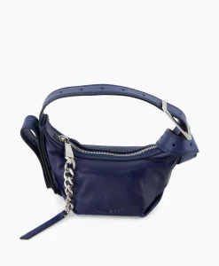 Zadig & Voltaire Zadig & Voltaire Schouder / Hand Tas Le Cecilia Xs Leather With Veg Donker Blauw*Dames Tassen