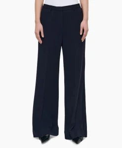 Zenggi Pantalon Techno Silk Donker Blauw*Dames Broeken