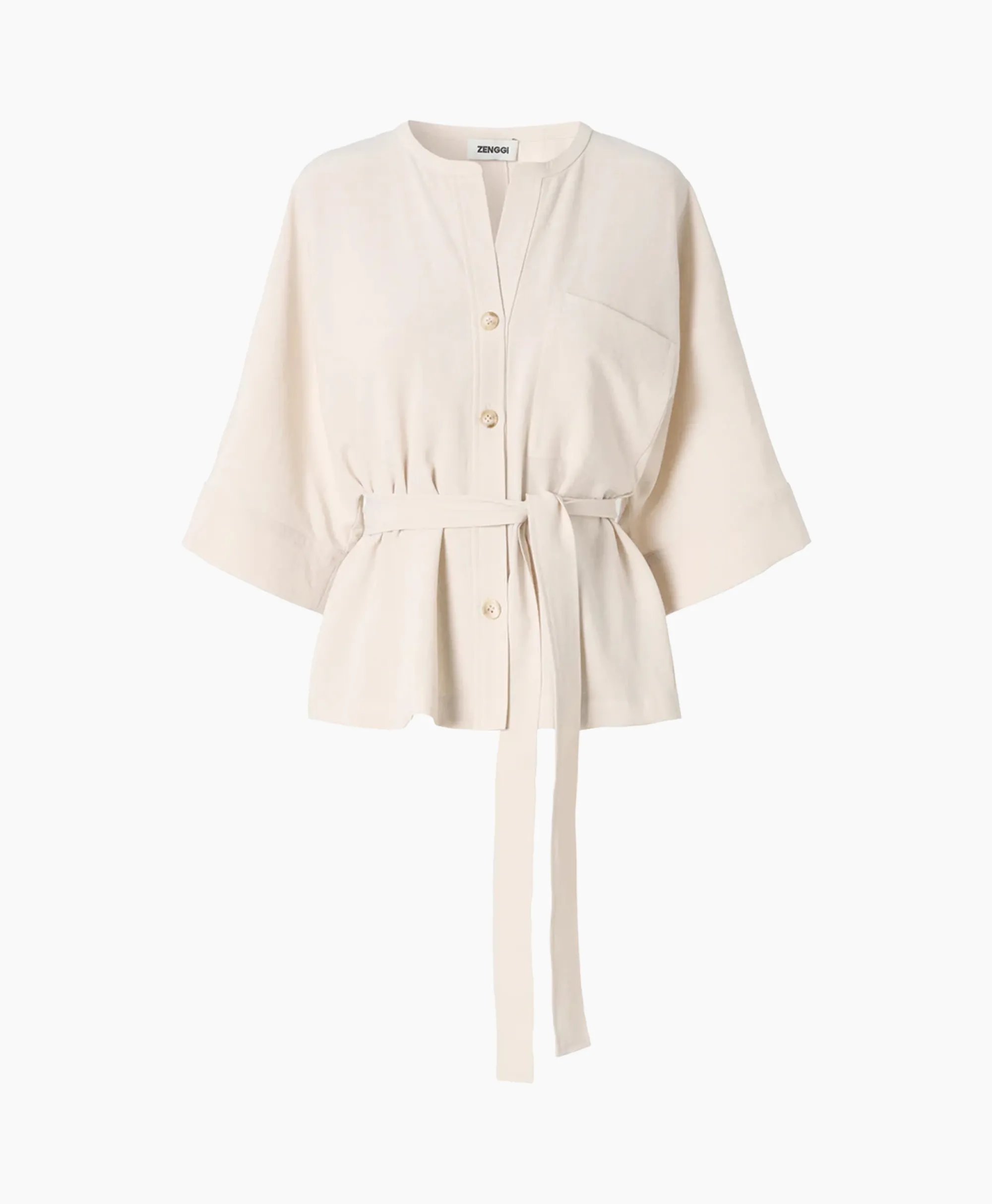 Zenggi Tuniek Easy Top Off White*Dames Tunieken