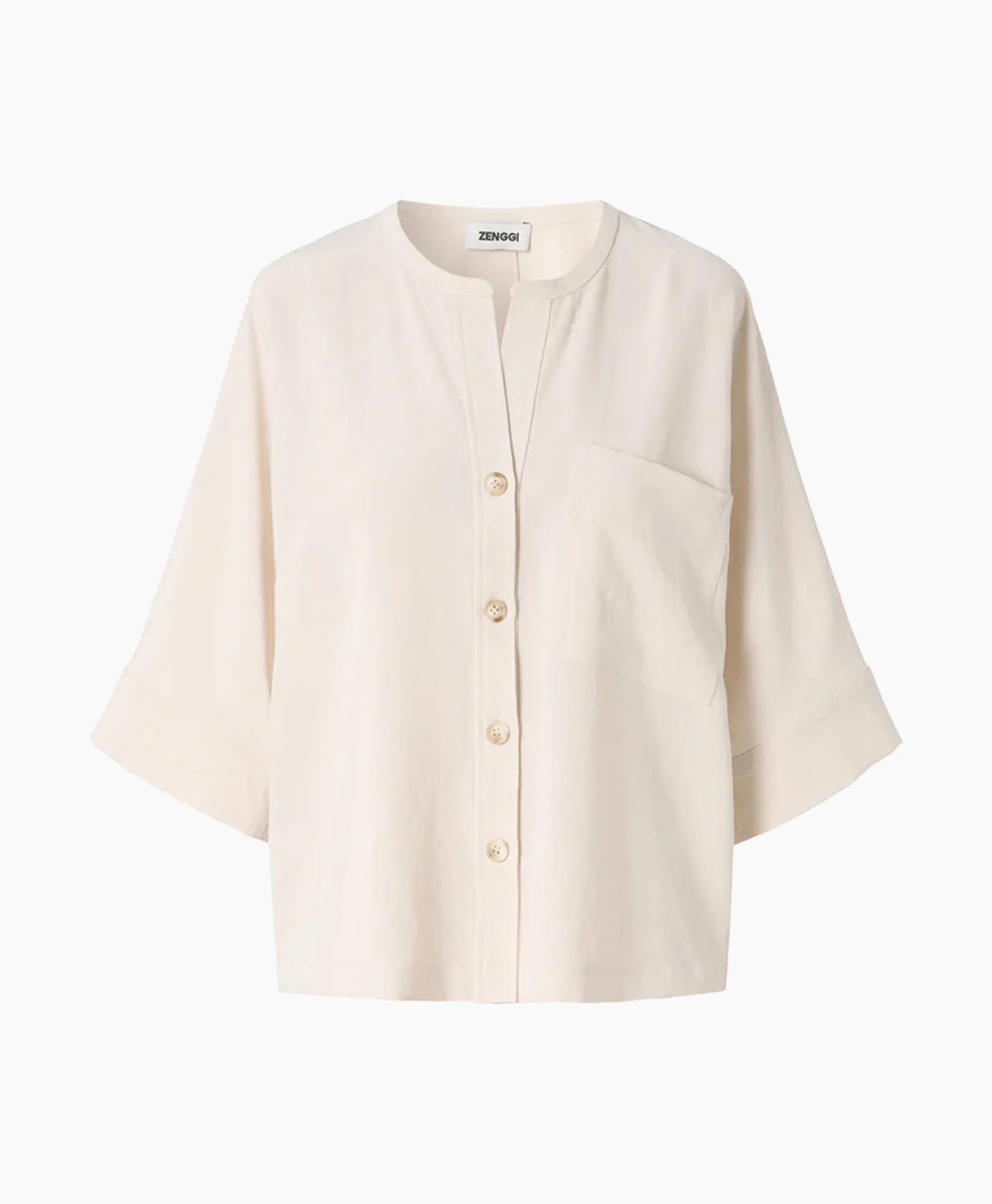 Zenggi Tuniek Easy Top Off White*Dames Tunieken