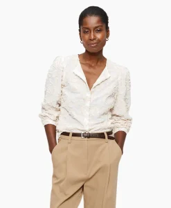 Zenggi Tuniek Embroidered Off White*Dames Tunieken